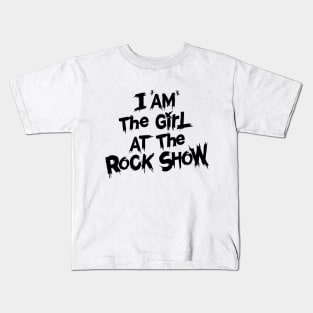 Girl at the Rock Show Kids T-Shirt